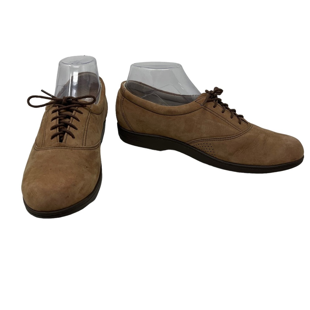 SAS Brown Leather Flats